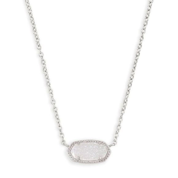 NEW Kendra Scott Elisa Silver Pendant Necklace - Picture 8 of 8